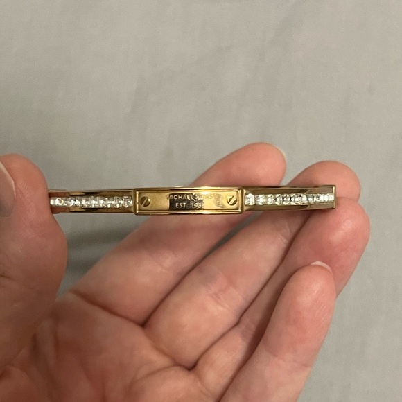 Michael Kors Authentic Gold Hinge Bracelet - Picture 3 of 5